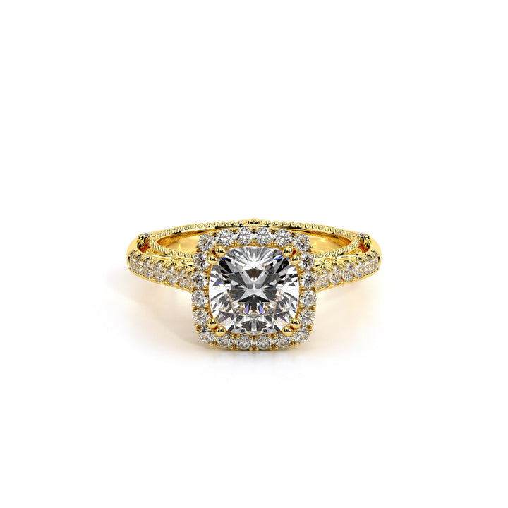 Venetian-5061cu-18k Yellow Gold Cushion