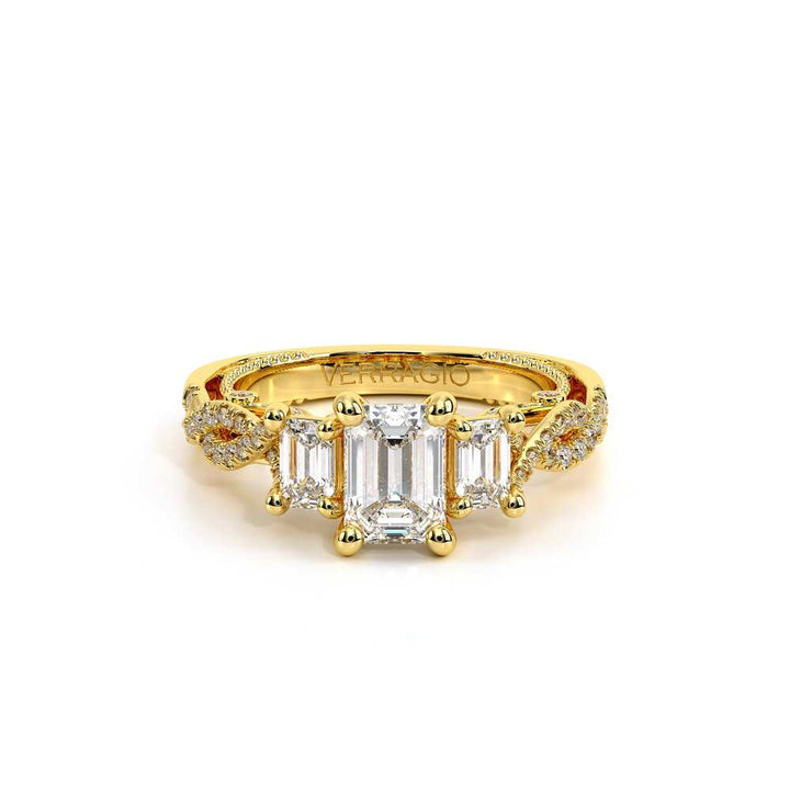 Insignia-7074em-18k Yellow Gold Emerald