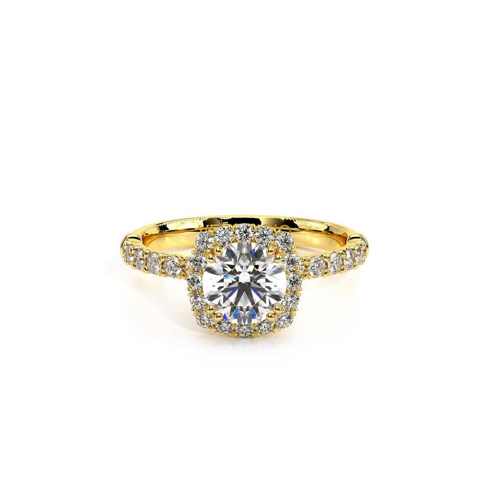 Renaissance-954CU18-14K Yellow Gold Cushion