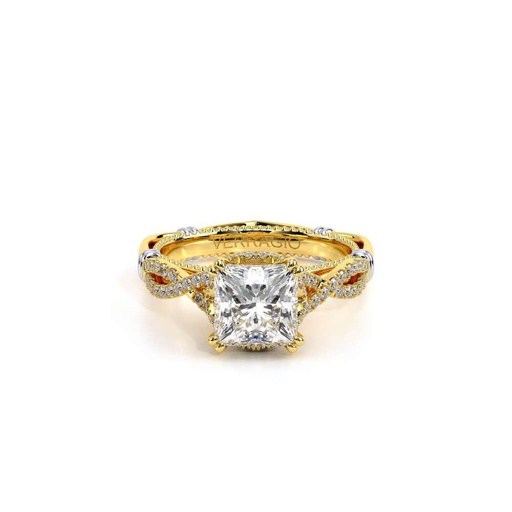 Parisian-153p-18k Yellow Gold Princess