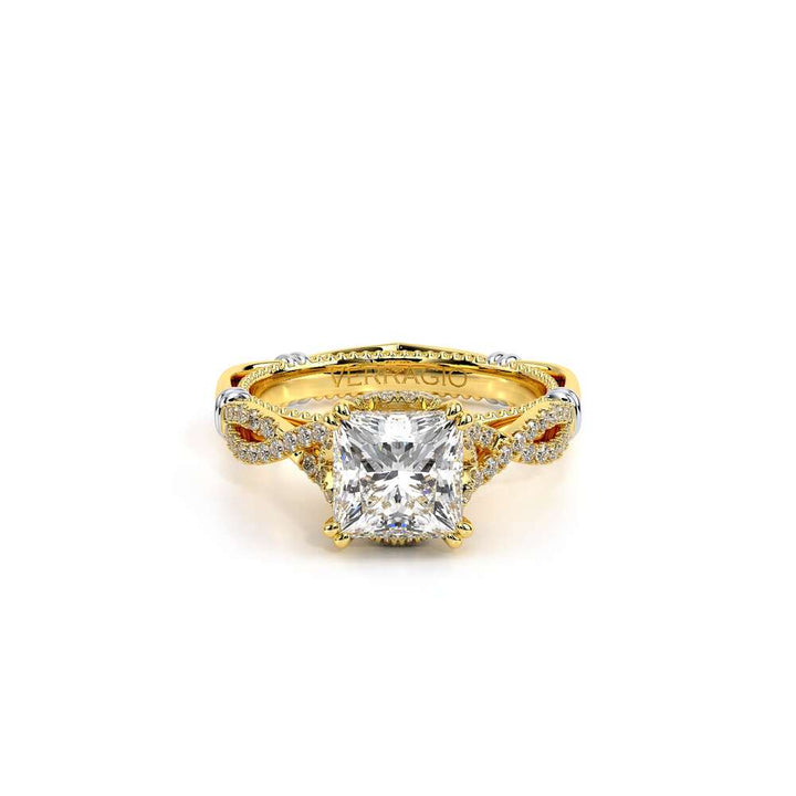 Parisian-153p-18k Yellow Gold Princess