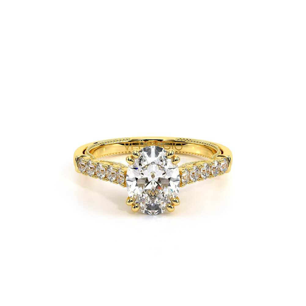 Insignia-7097ov-18k Yellow Gold Oval