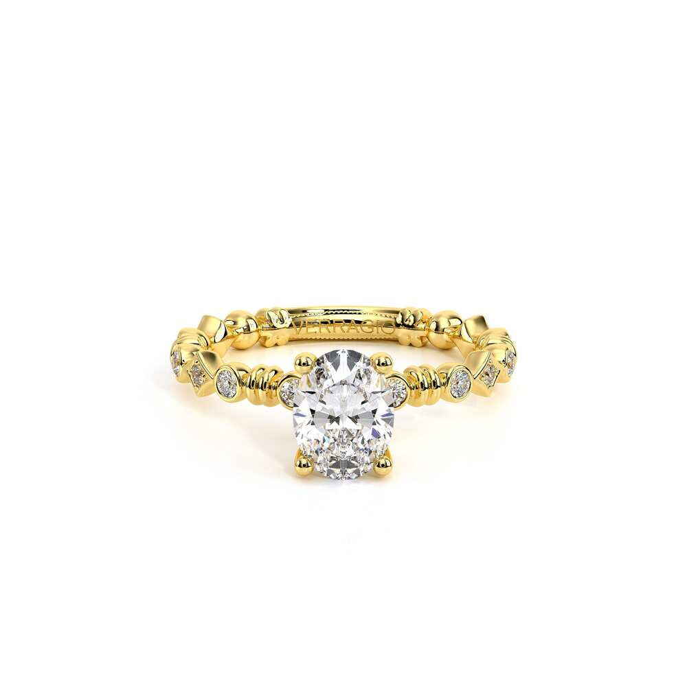 Renaissance-973-Ov-18k Yellow Gold Oval