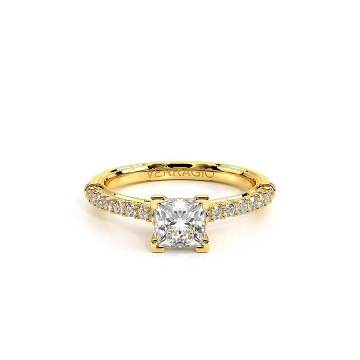 Renaissance-955P17-18K Yellow Gold Princess