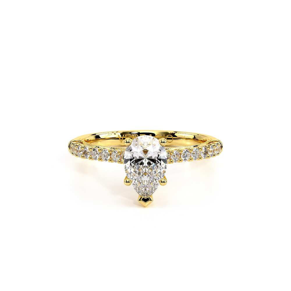 Renaissance-955PEAR17-18K Yellow Gold Pear