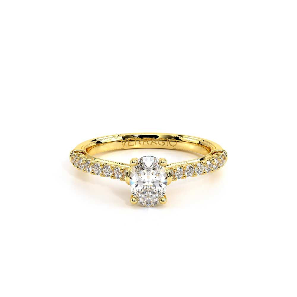 Renaissance-955OV17-18K Yellow Gold Oval