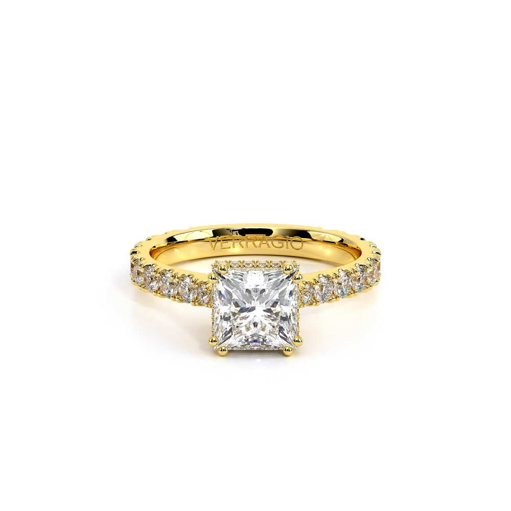 Renaissance-985P22-18K Yellow Gold Princess