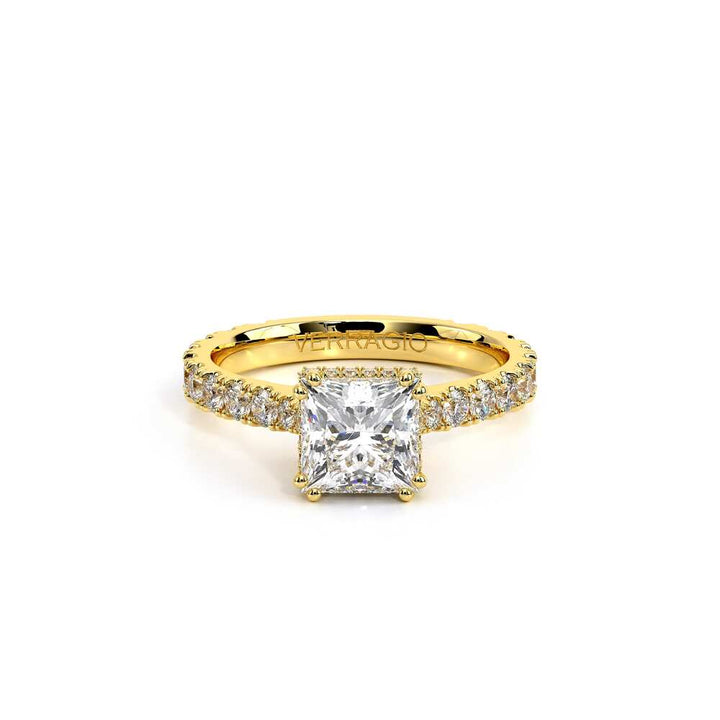 Renaissance-985P22-18K Yellow Gold Princess