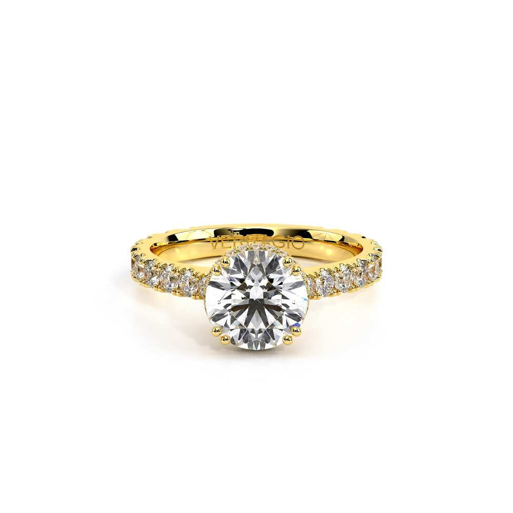 Renaissance-985R22-18K Yellow Gold Round
