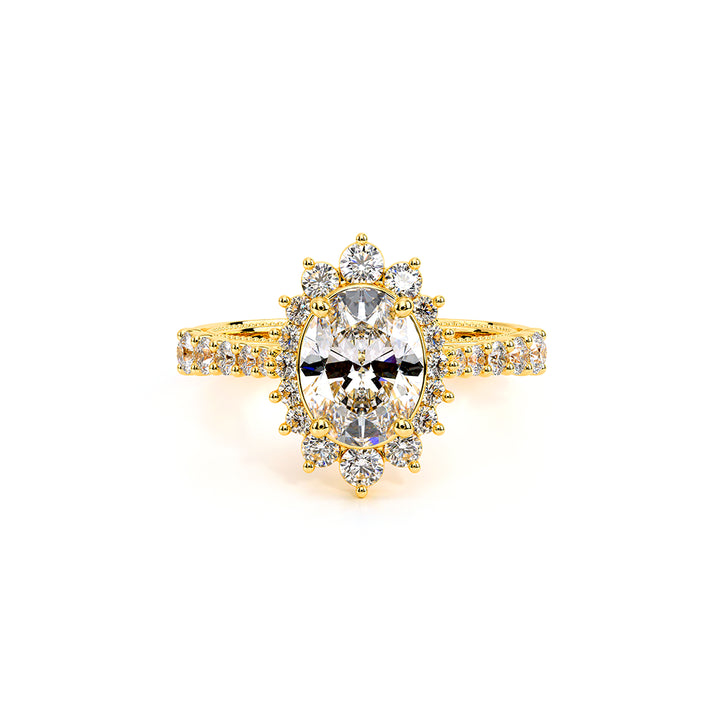 Venetian-5084ov-18k Yellow Gold Oval