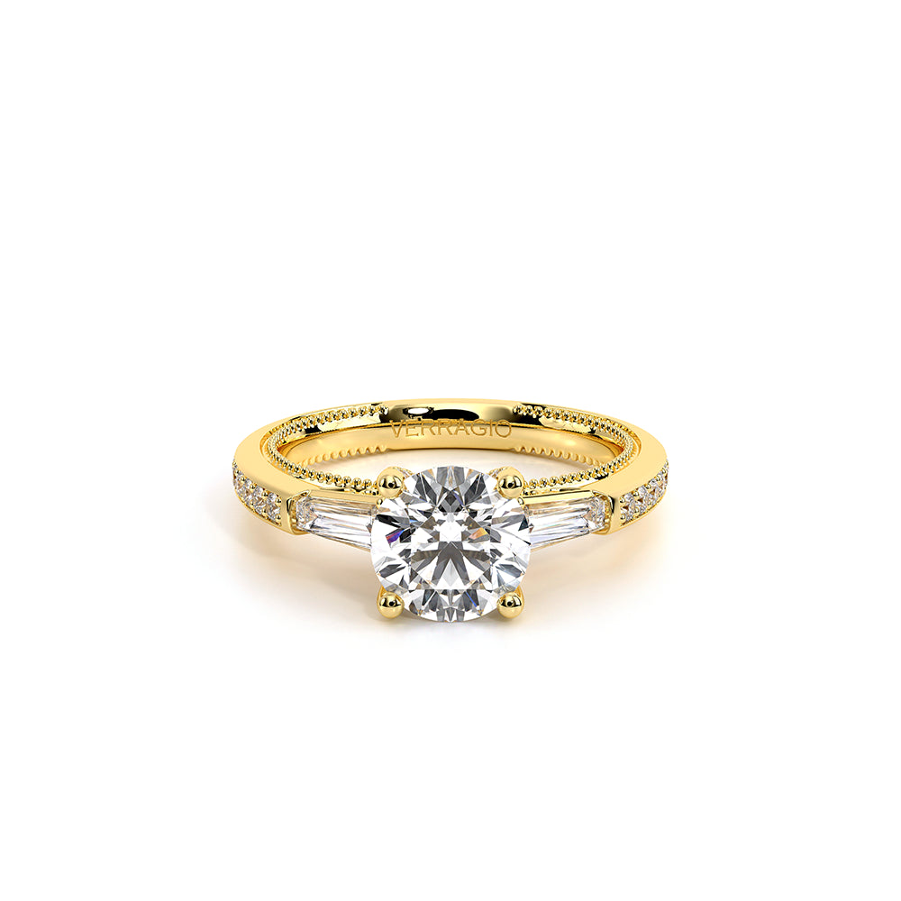 Venetian-5085r-14k Yellow Gold Round