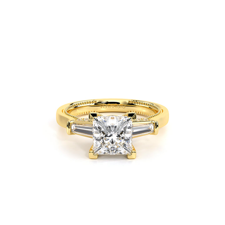 Renaissance-991P-S-14K Yellow Gold Princess
