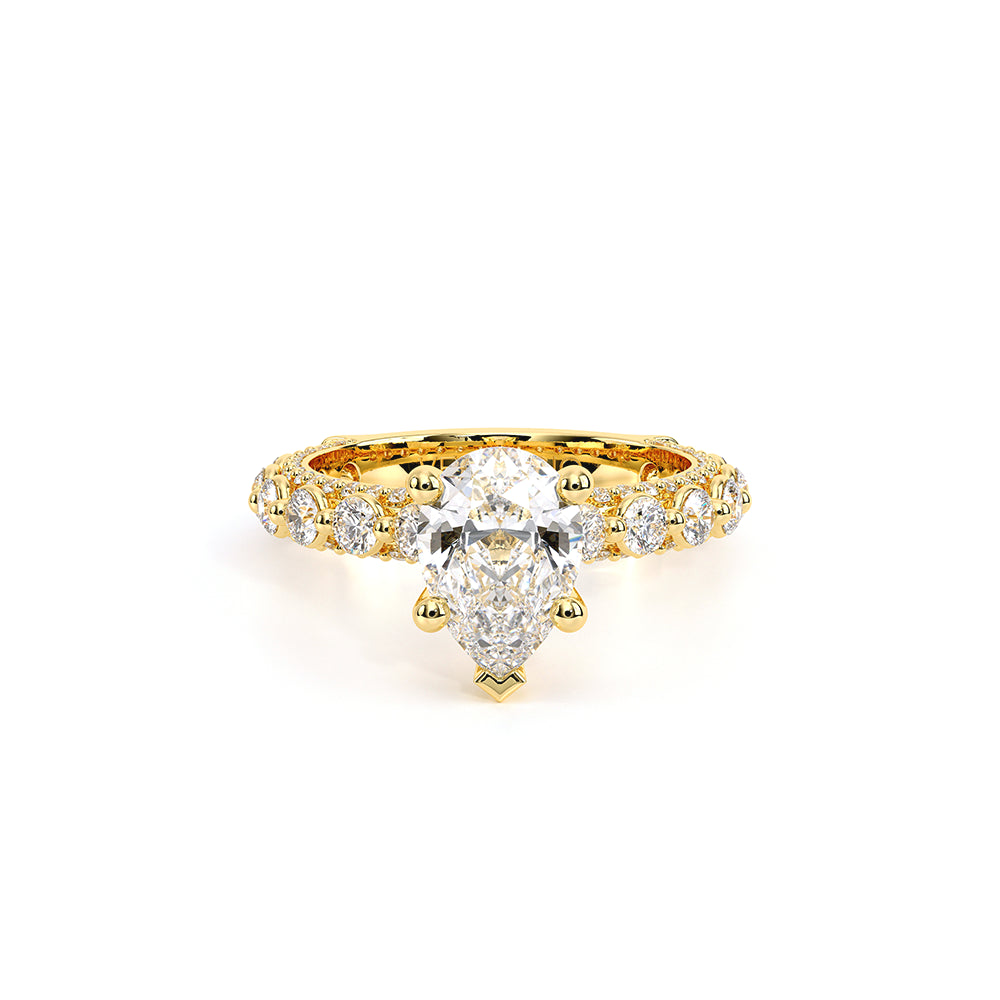 Couture-0488ps25-14k Yellow Gold Pear