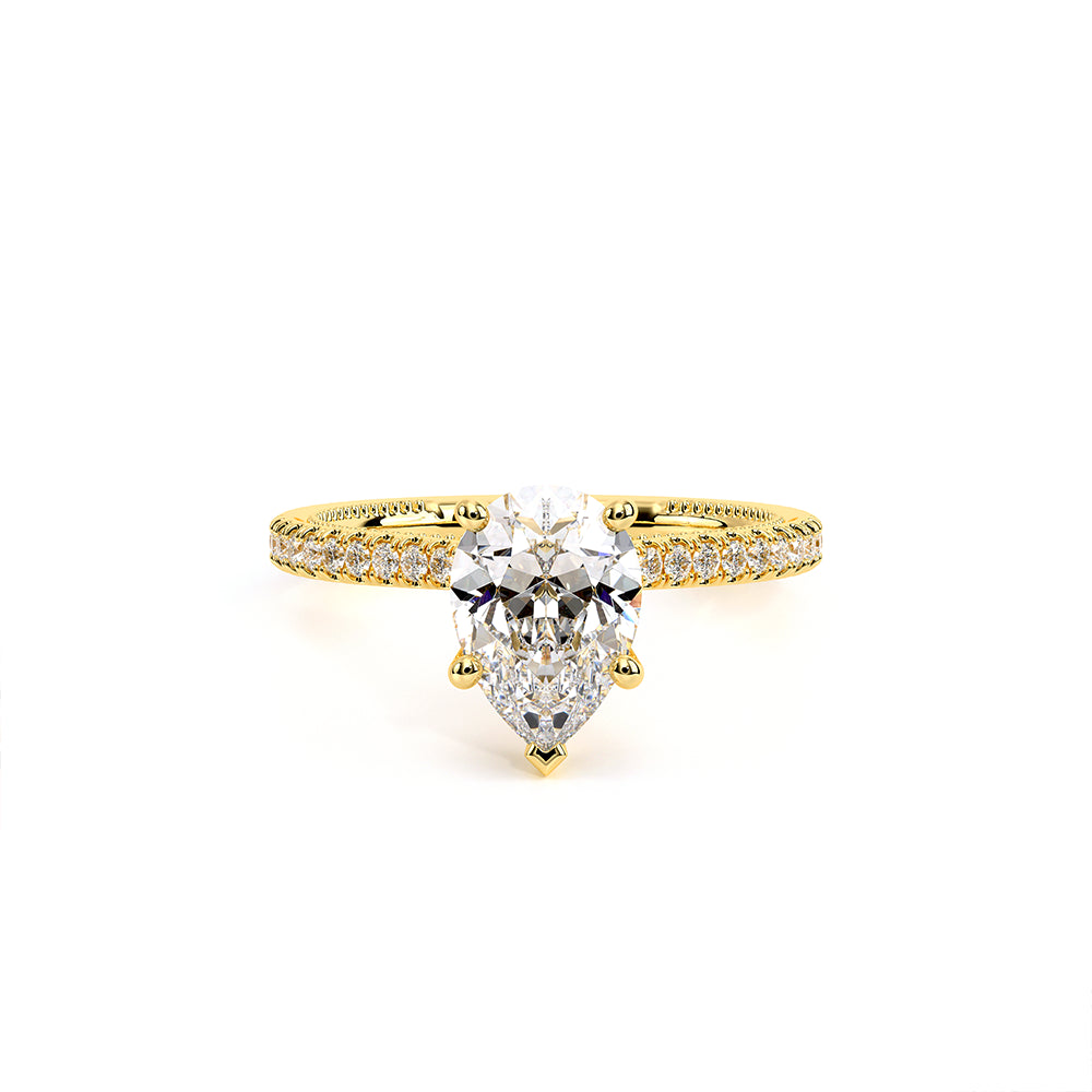 Renaissance-992PS13-14K Yellow Gold Pear