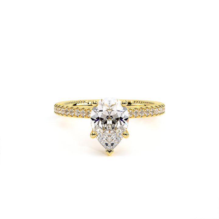 Renaissance-992PS13-14K Yellow Gold Pear