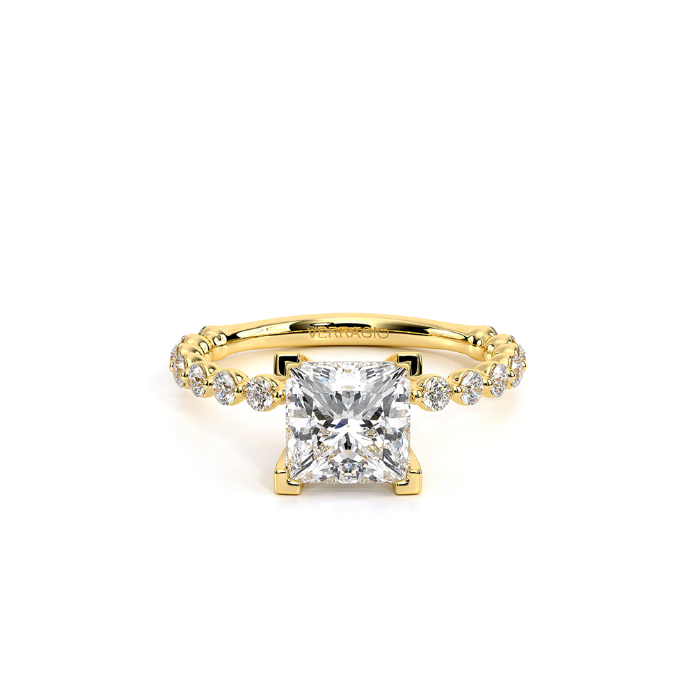 Renaissance-989P20-18K Yellow Gold Princess