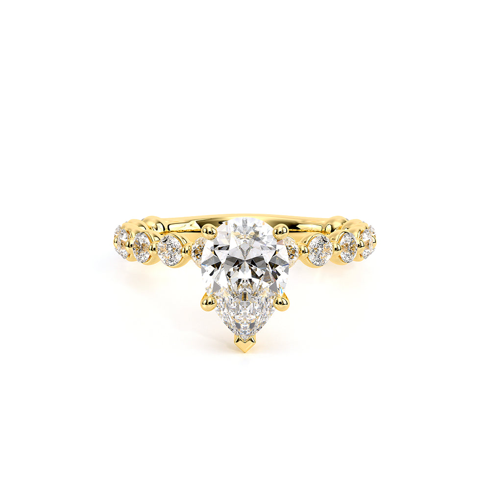 Renaissance-989PS25-14K Yellow Gold Pear