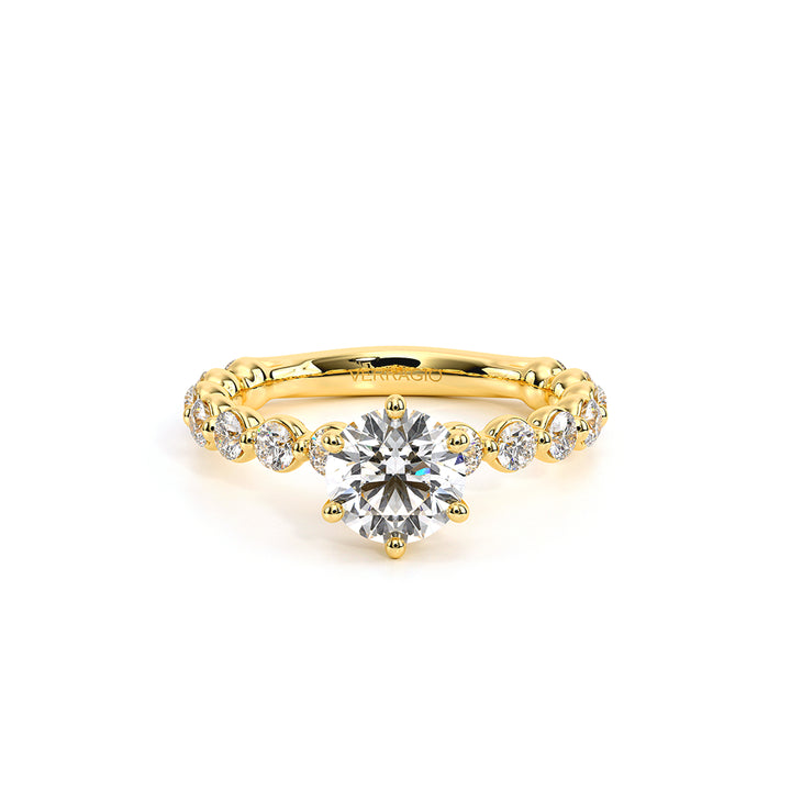 Renaissance-989R25-18K Yellow Gold Round
