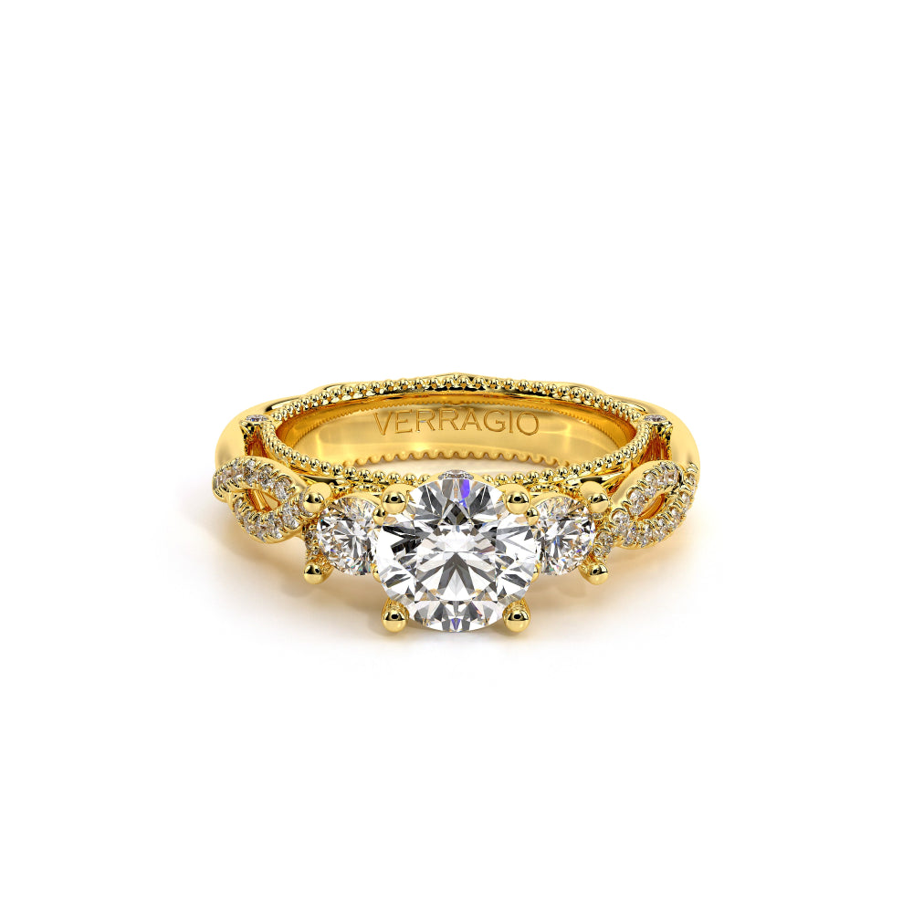 Venetian-5013r-14k Yellow Gold Round