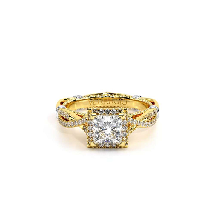Parisian-106p-14k Yellow Gold Princess