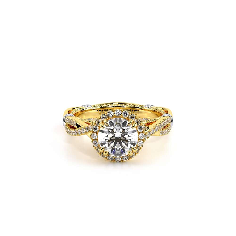Parisian-106r-18k Yellow Gold Round