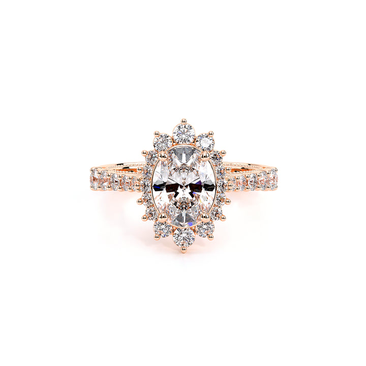 Venetian-5084ov-18k Rose Gold Oval