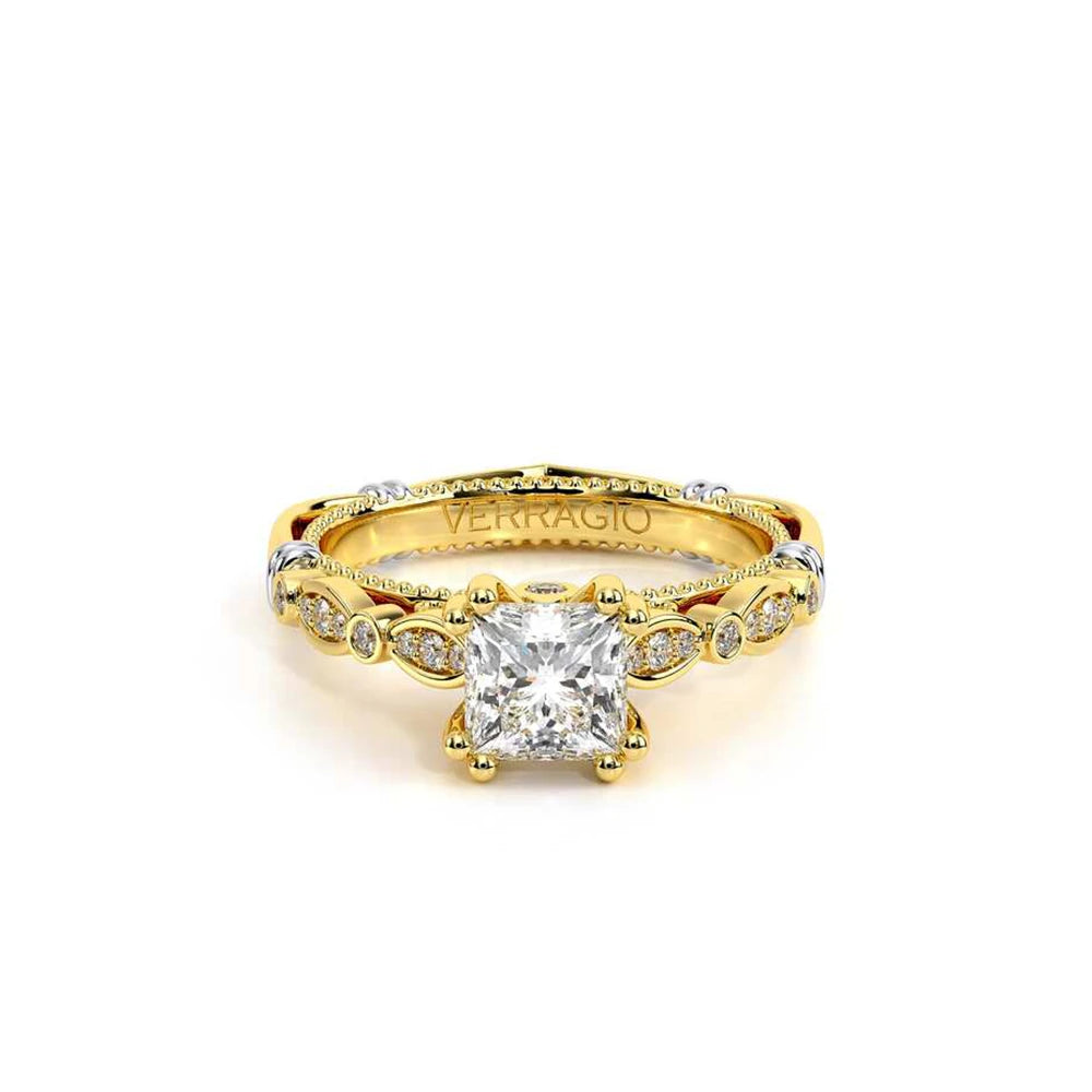 Parisian-100p-18k Yellow Gold Princess