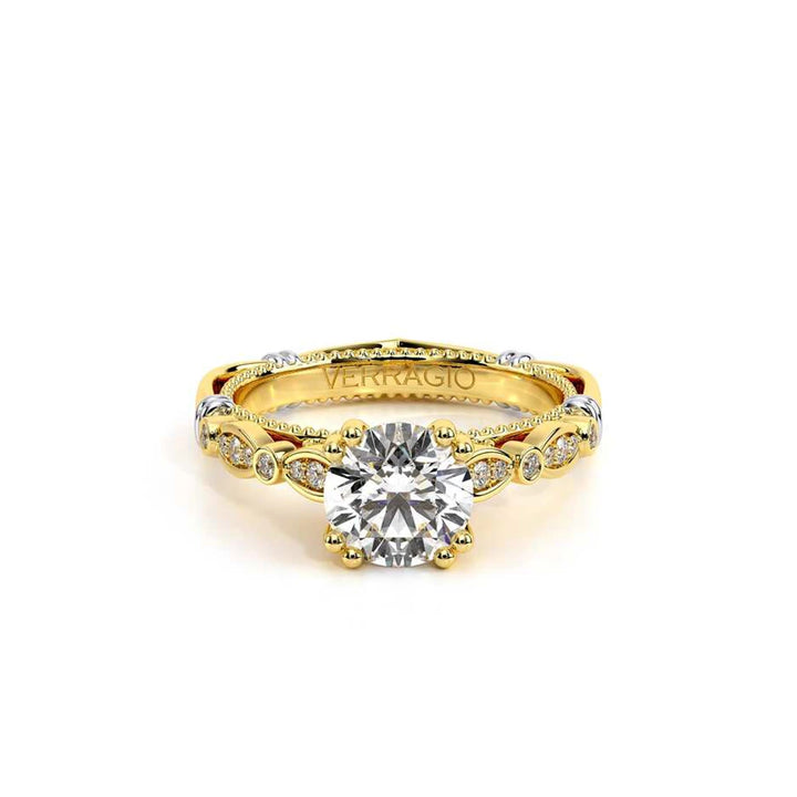 Parisian-100r-18k Yellow Gold Round