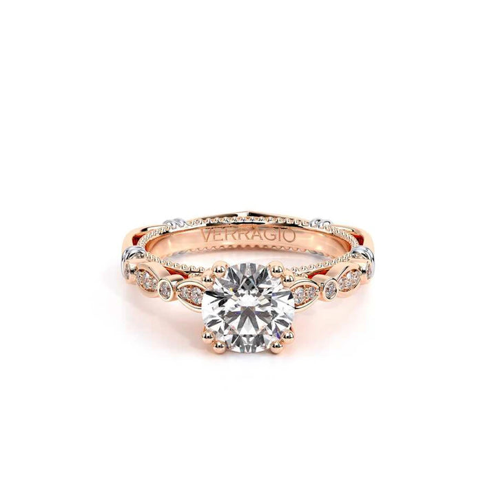 Parisian-100r-18k Rose Gold Round