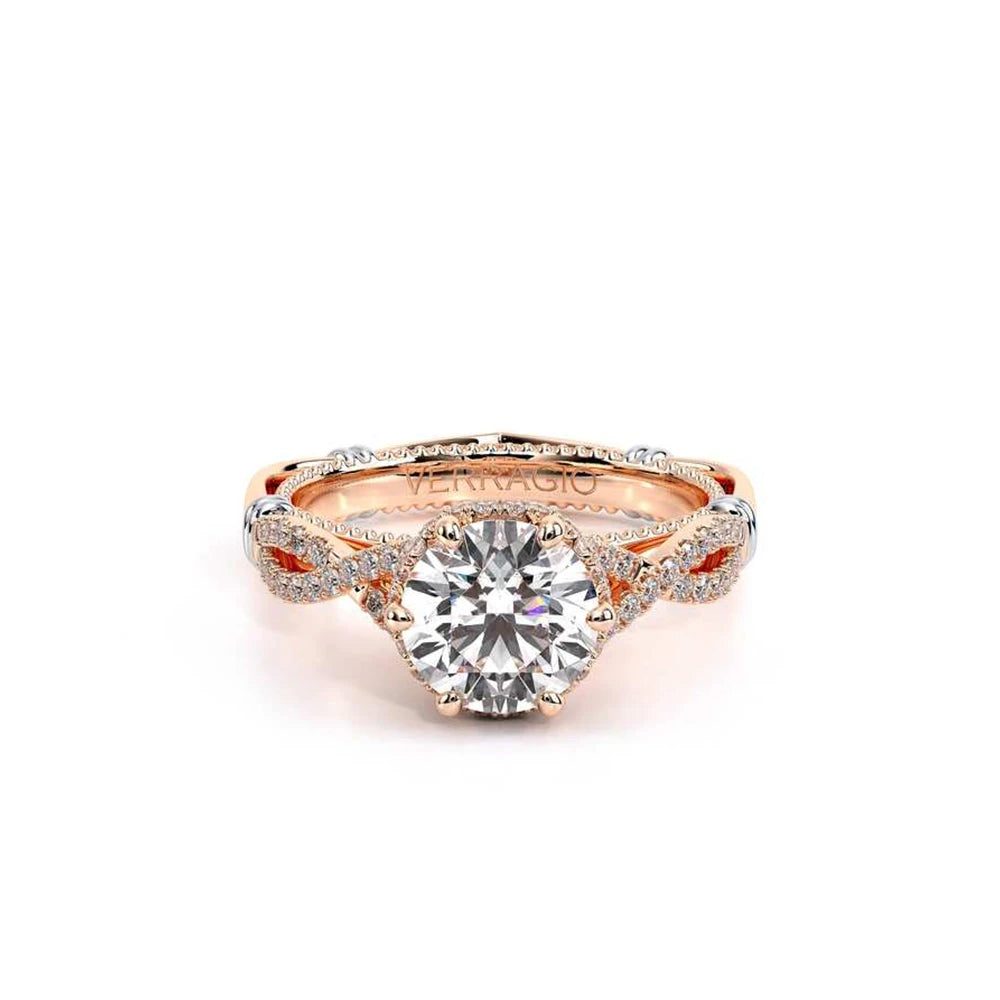 Parisian-153r-14k Rose Gold Round