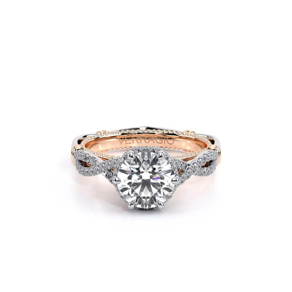 Parisian-153r-18k Two Tone Round