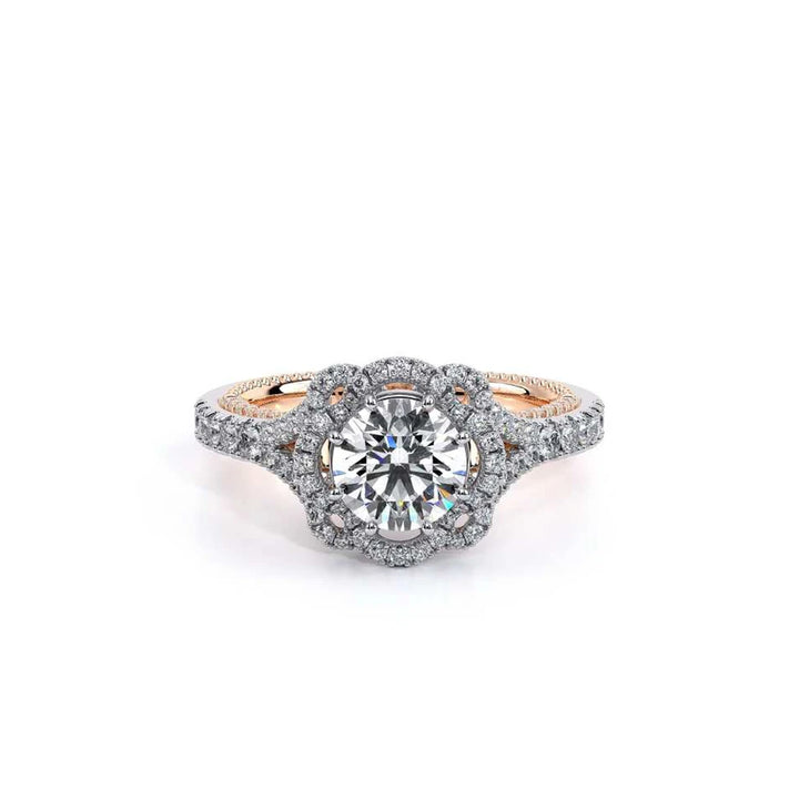 Couture-0444-18k Two Tone Round