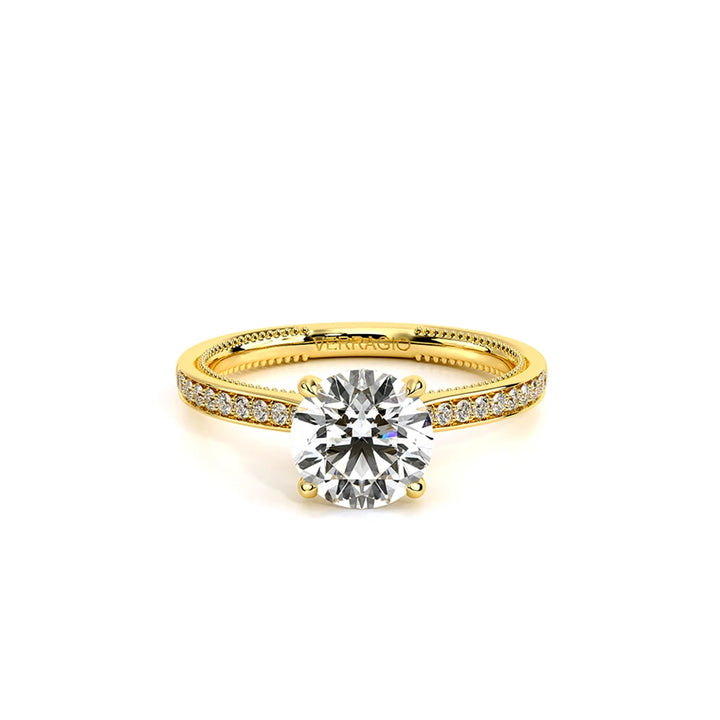 Renaissance-Sld301-R-18k Yellow Gold Round