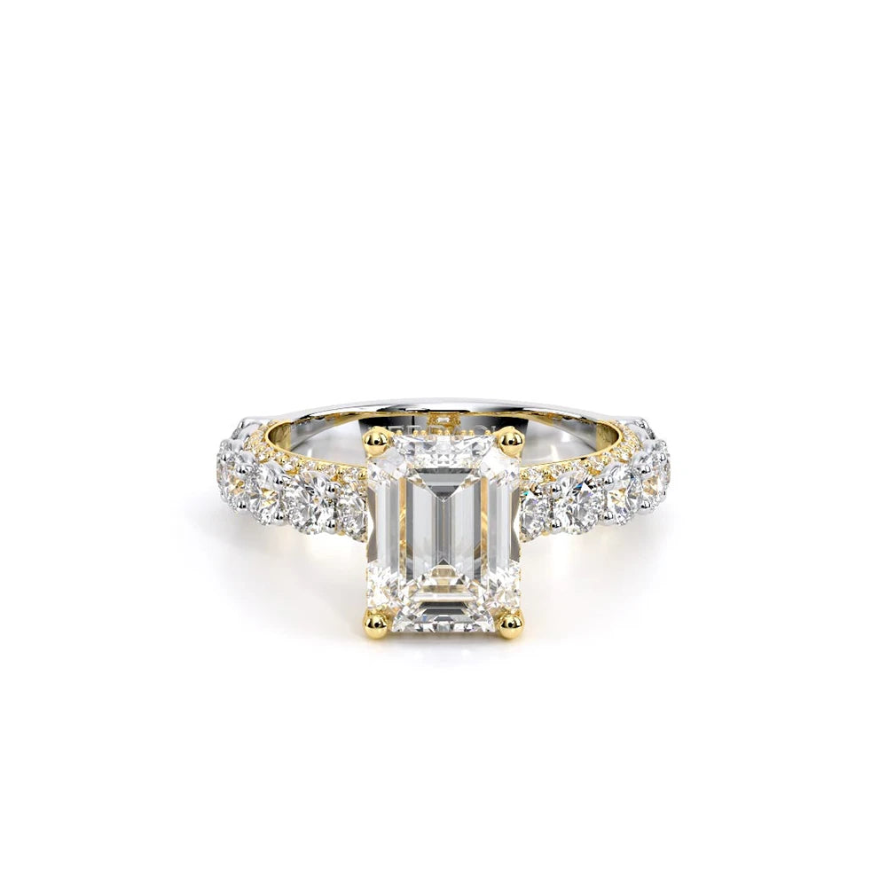 Couture-0489EM30-18K Two Tone Emerald