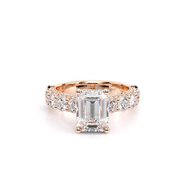 Couture-0489EM34-18K Rose Gold Emerald