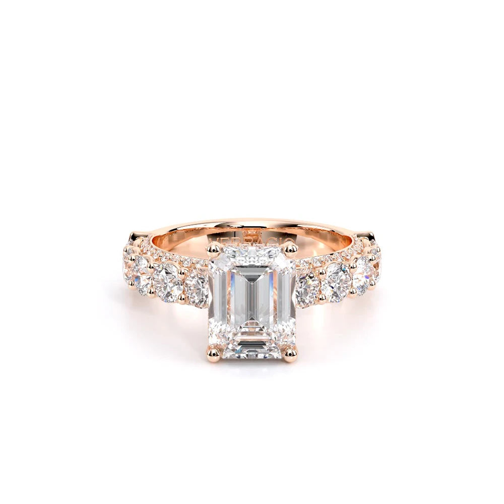 Couture-0489EM34-14K Rose Gold Emerald