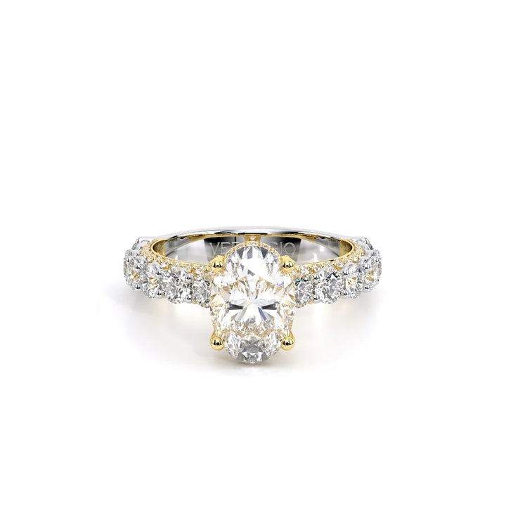 Couture-0489OV30-18K Two Tone Oval