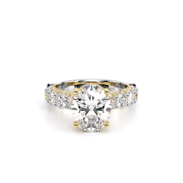 Couture-0489OV34-18K Two Tone Oval