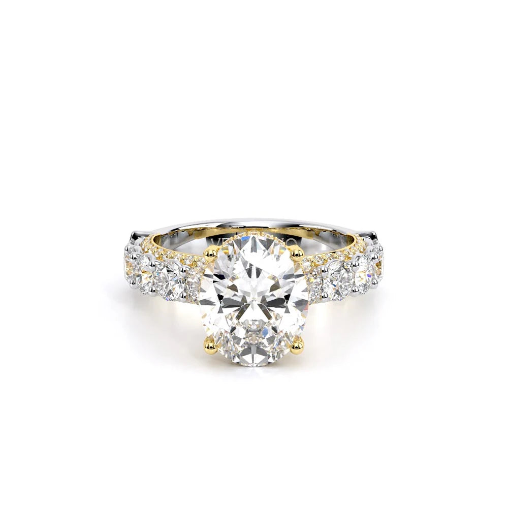 Couture-0489OV34-14K Two Tone Oval