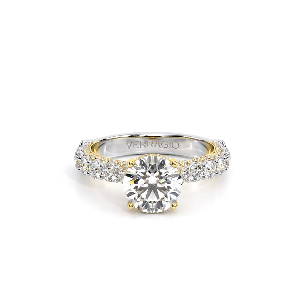 Couture-0489R25-18K Two Tone Round