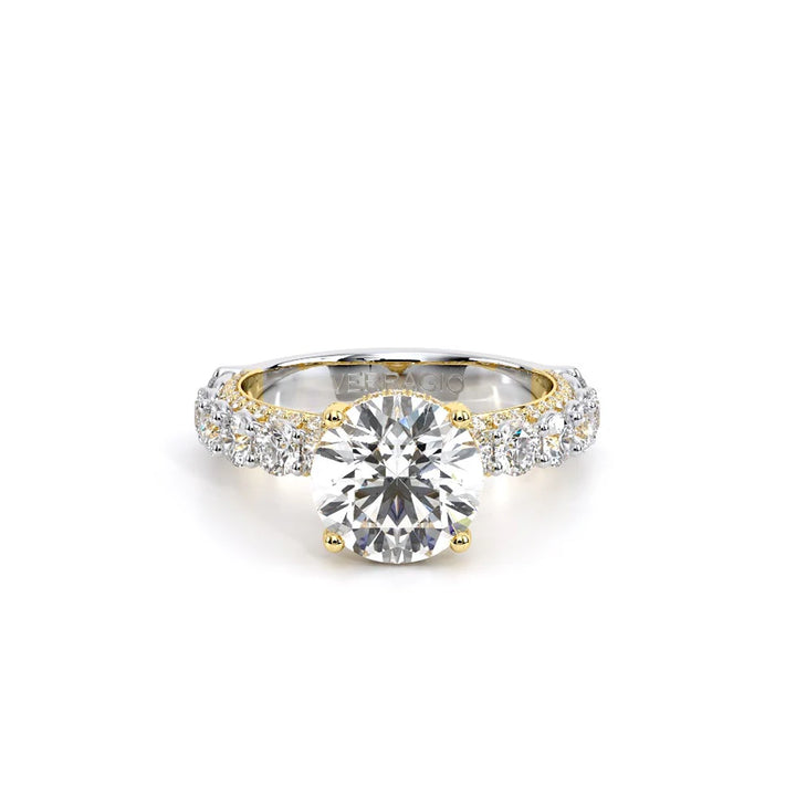 Couture-0489R30-18K Two Tone Round