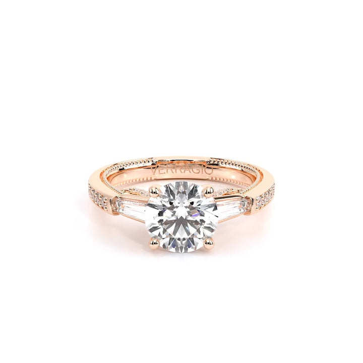 Insignia-7110R-14K Rose Gold Round