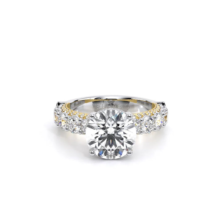 Couture-0489R34-14K Two Tone Round