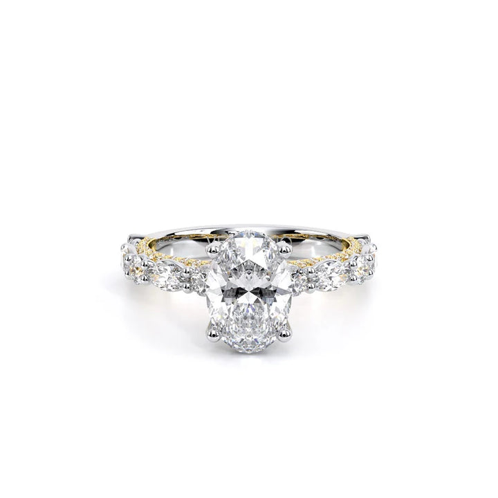 Couture-0490OV25-14K Two Tone Oval