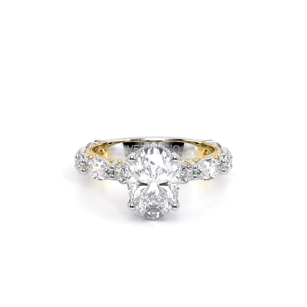 Couture-0490OV30-14K Two Tone Oval
