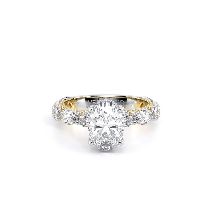 Couture-0490OV30-14K Two Tone Oval