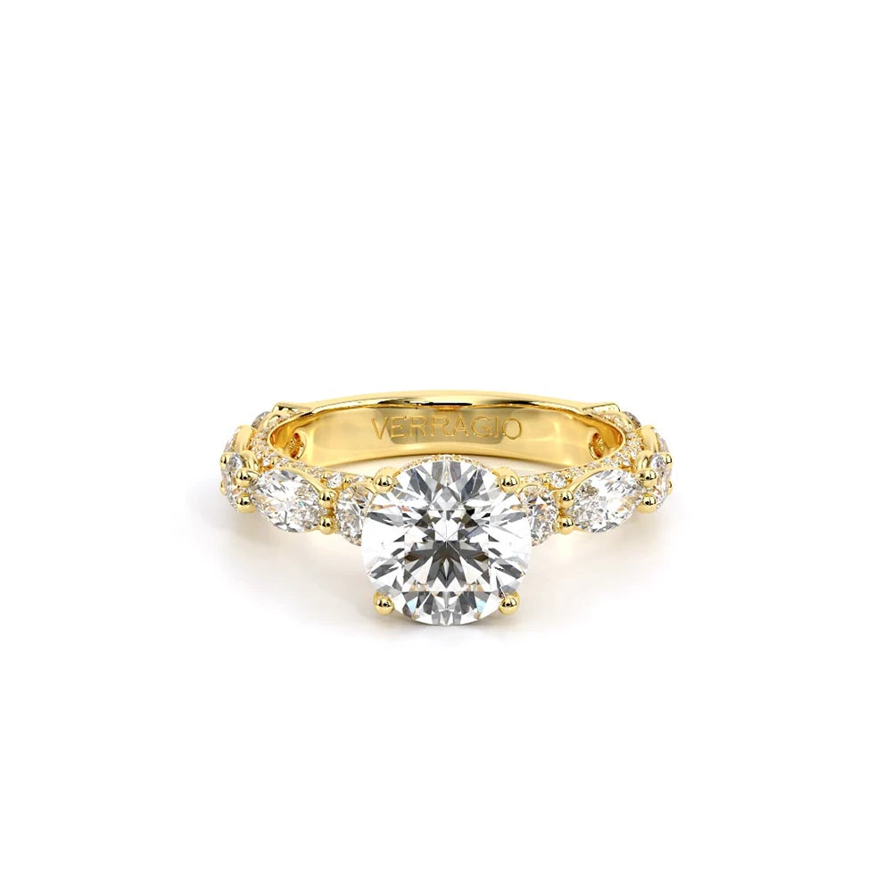 Couture-0490R30-14K Yellow Gold Round
