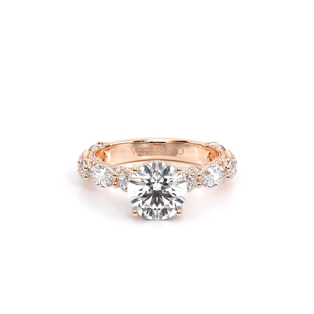 Couture-0490R30-18K Rose Gold Round