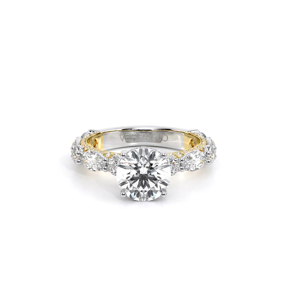 Couture-0490R30-14K Two Tone Round