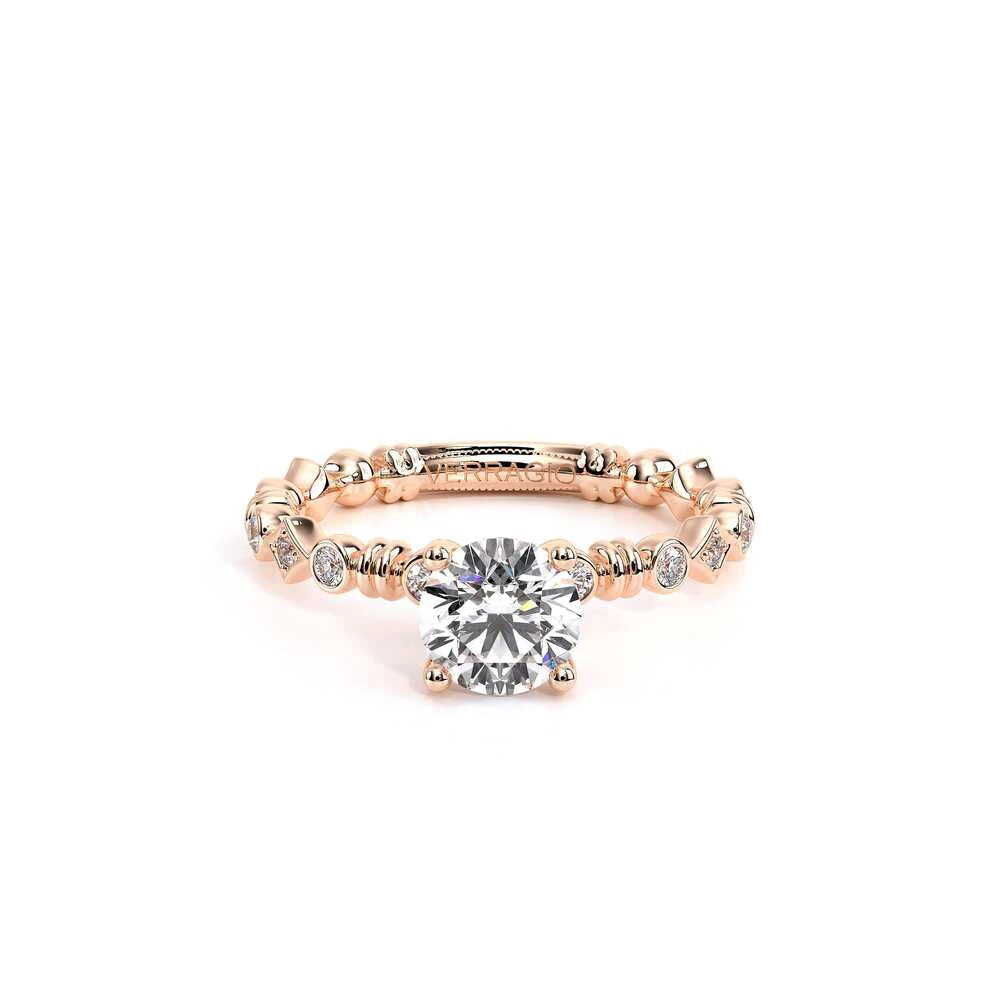 Renaissance-973-R-14k Rose Gold Round